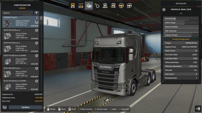10000HP Engine for All Trucks screenshot