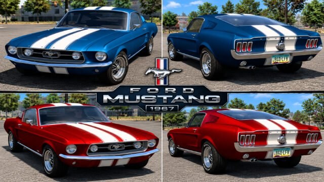 1967 Ford Mustang – Matte Metallic Racing Stripes screenshot