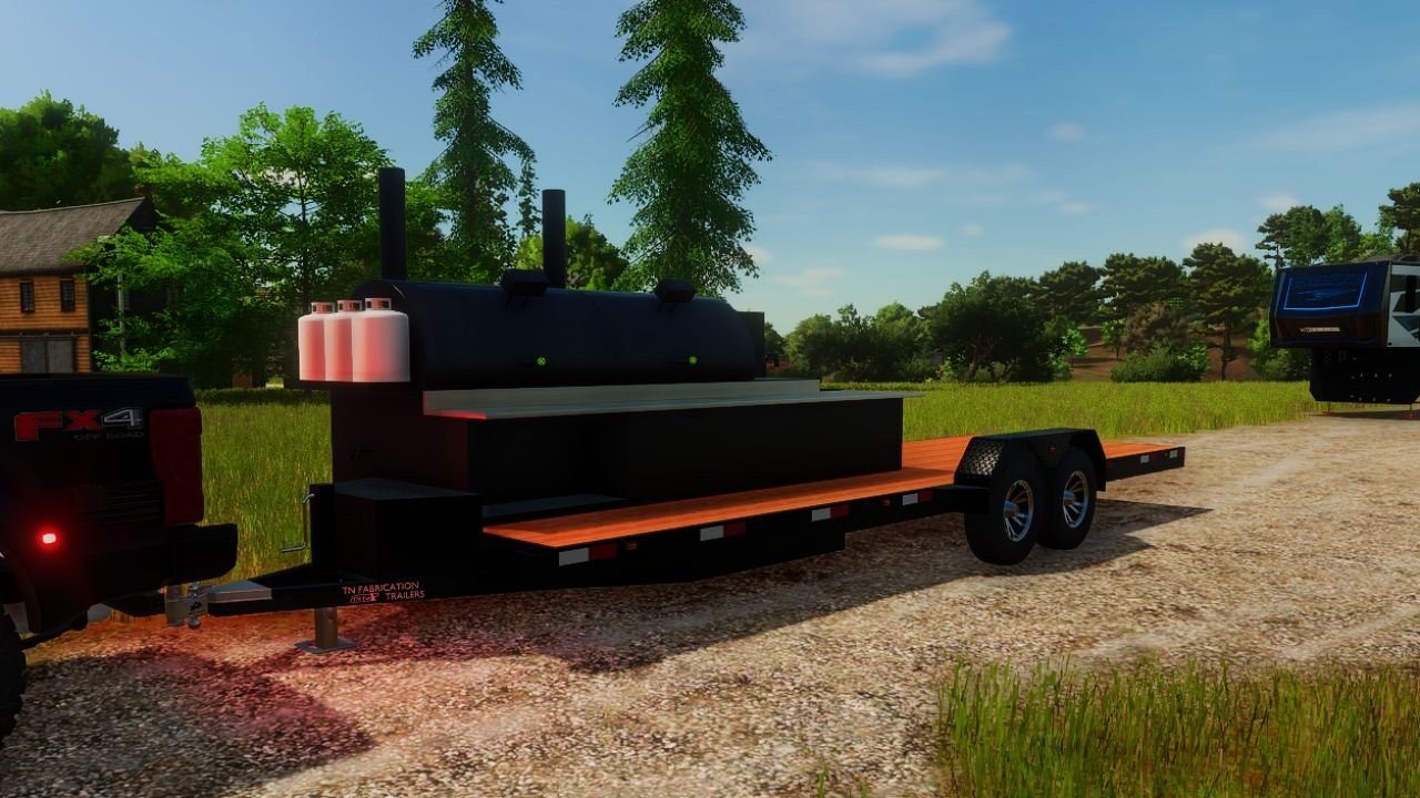 2026 TNF BBQ Pit Smoker Trailer screenshot
