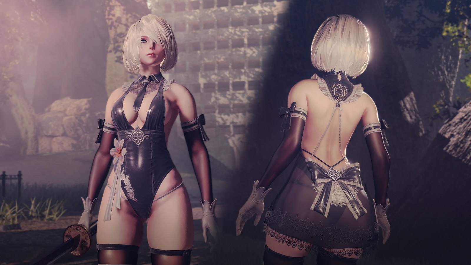 2B-A2 in YoRHa Unofficial Ceremonial Attire (Stellar Blade) screenshot
