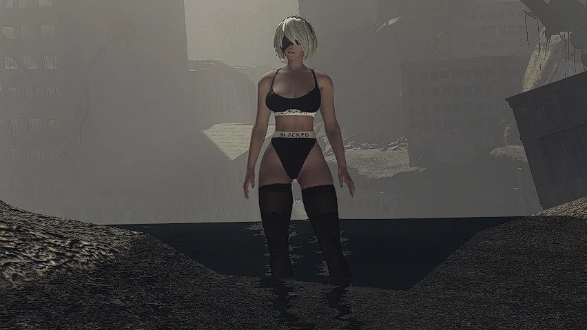 2B BLACKED Sports Bra and Thong screenshot