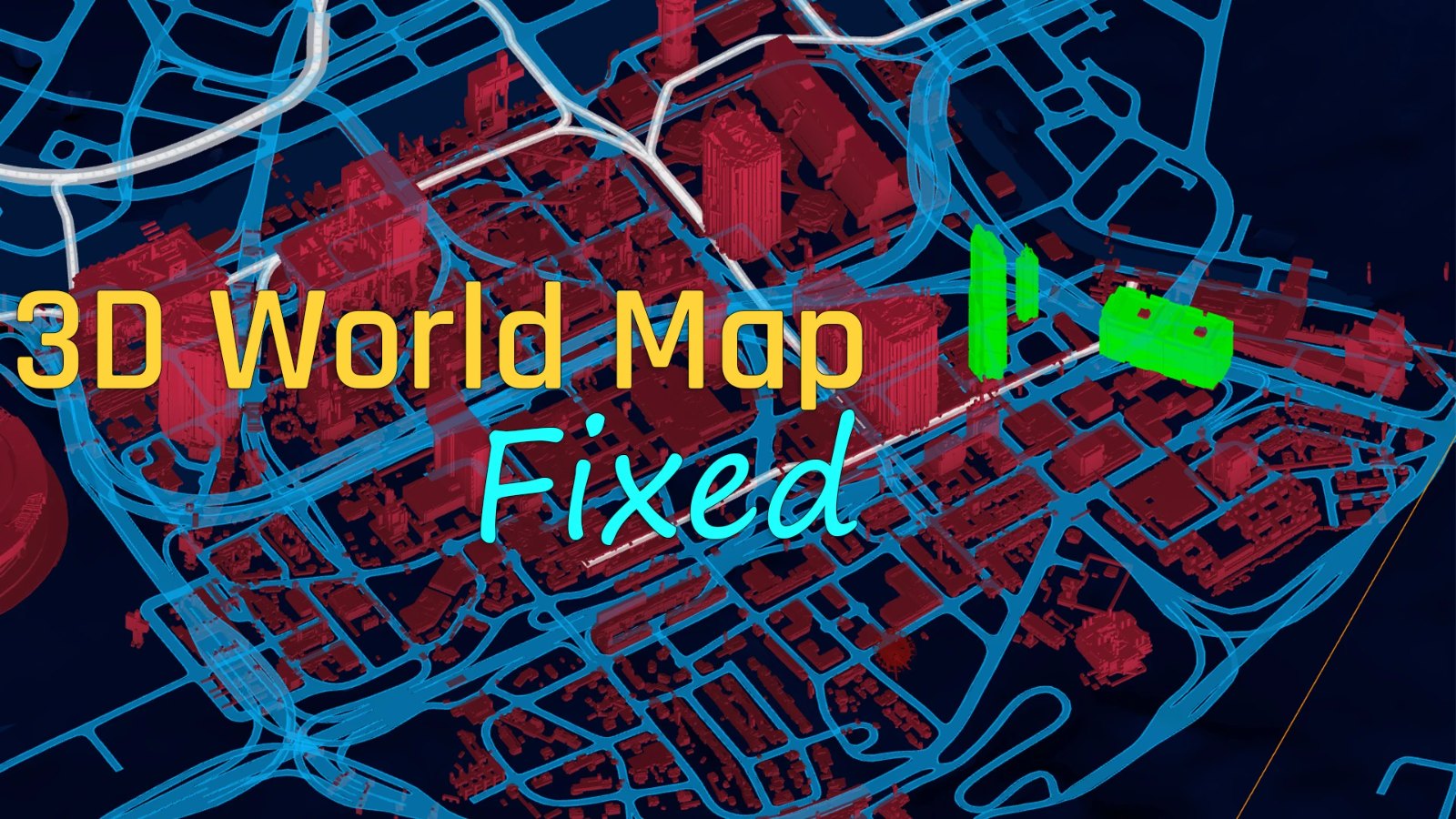 3D World Map Fixed screenshot