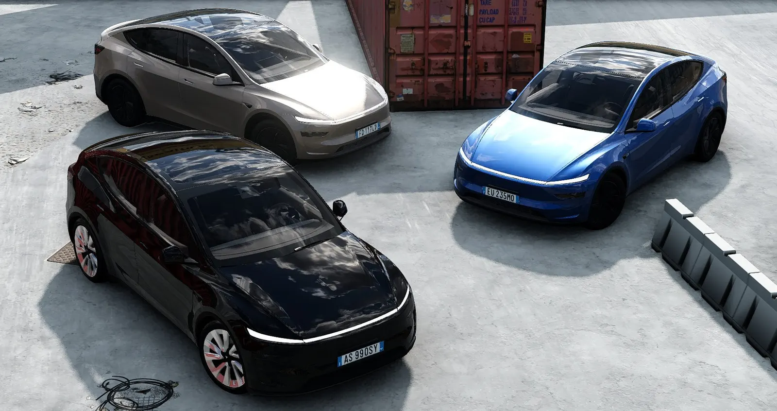 Tesla Model Y screenshot