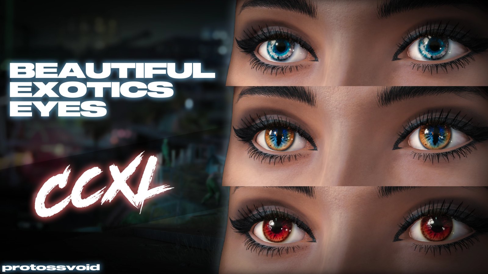 Beautiful Exotics Eyes Pack - CCXL Version