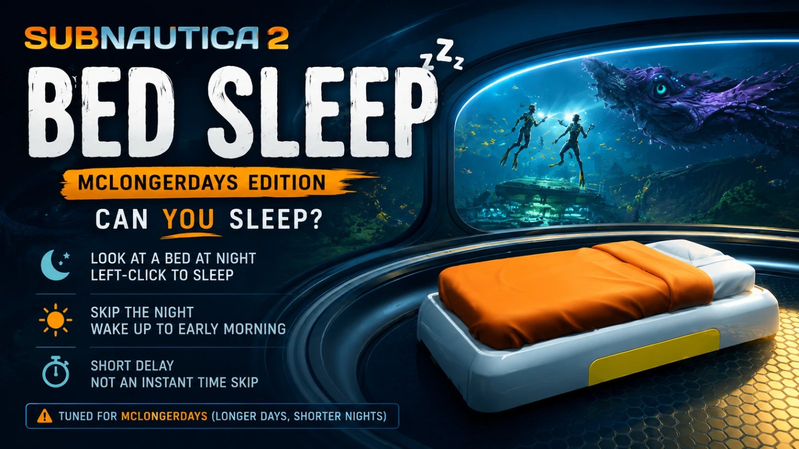 Bed Sleep - MCLongerDays Edition
