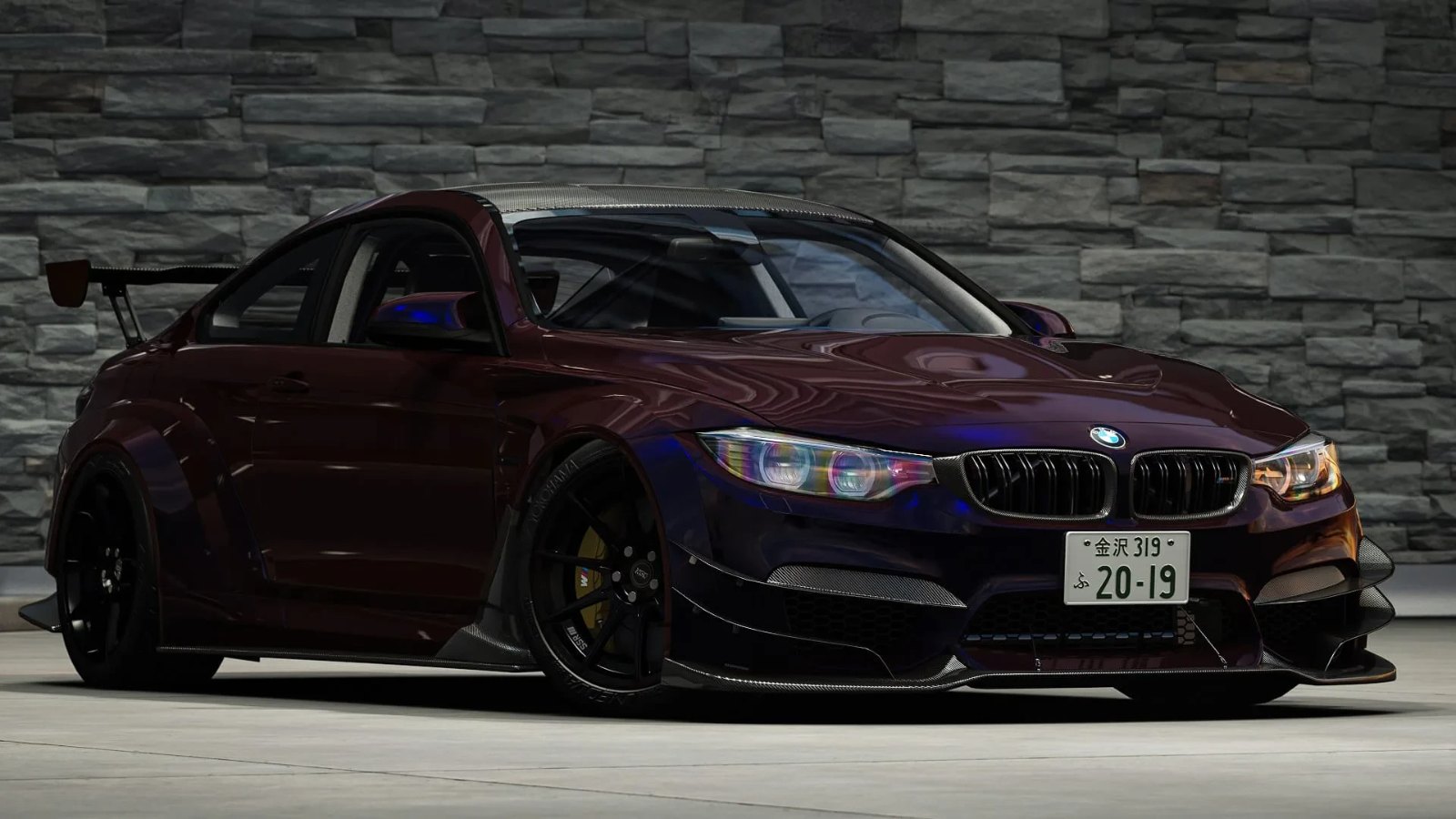 BMW M4 crash.Sp Varis Widebody