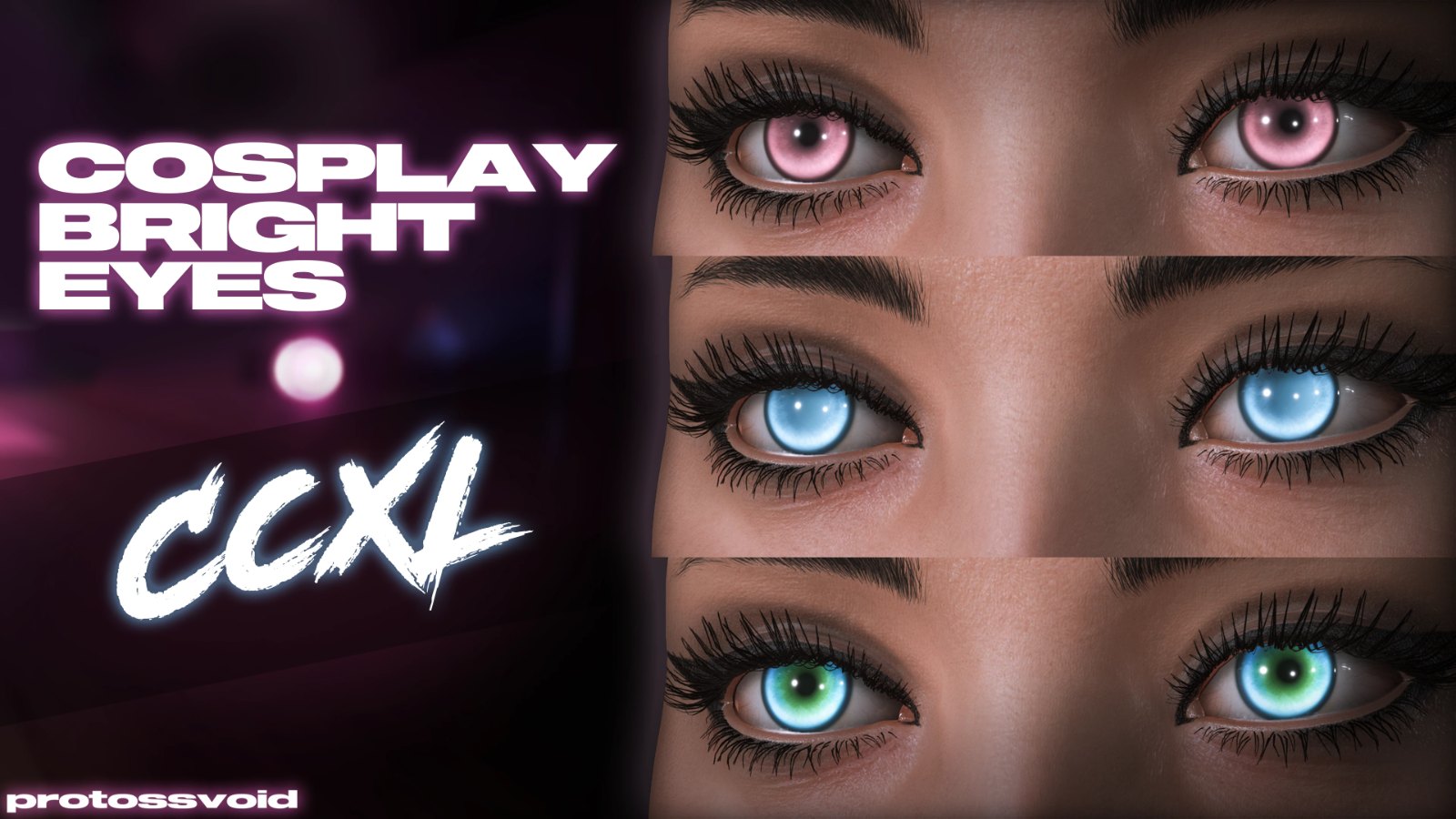 Cosplay Bright Eyes Pack - CCXL Version screenshot