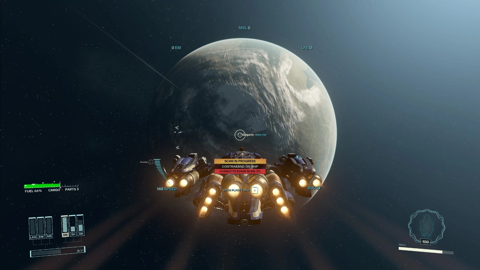 Cruise Mode Contraband Scan Fix