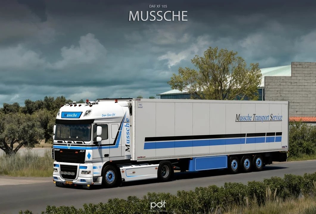 DAF XF 105 Mussche Transport and Trailer screenshot
