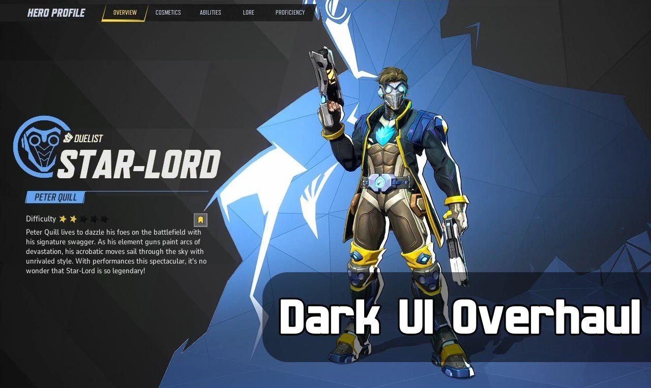 Dark UI Overhaul screenshot