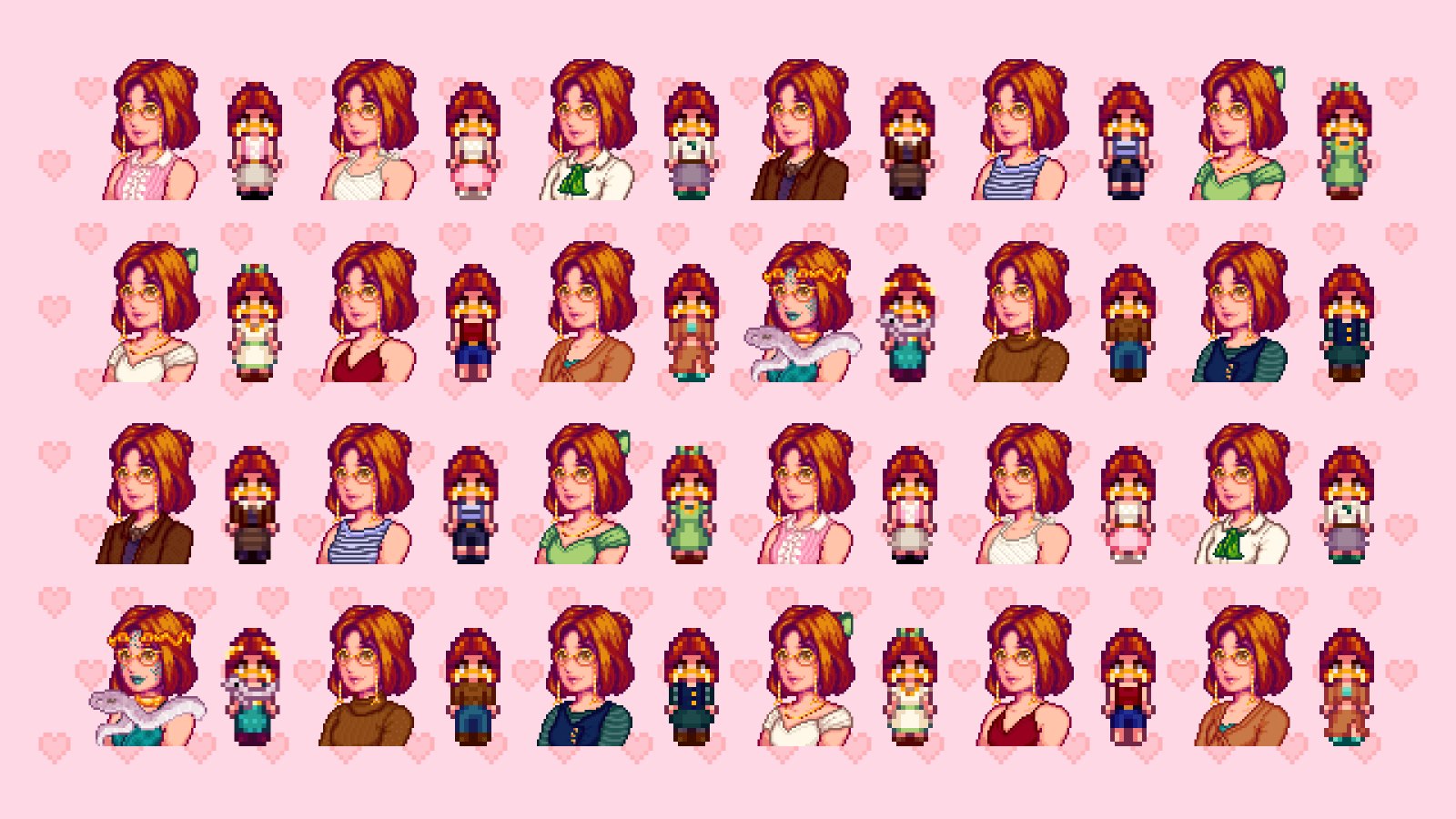 Drawberry's Seasonal Cute Characters for Nora the Herpetologist