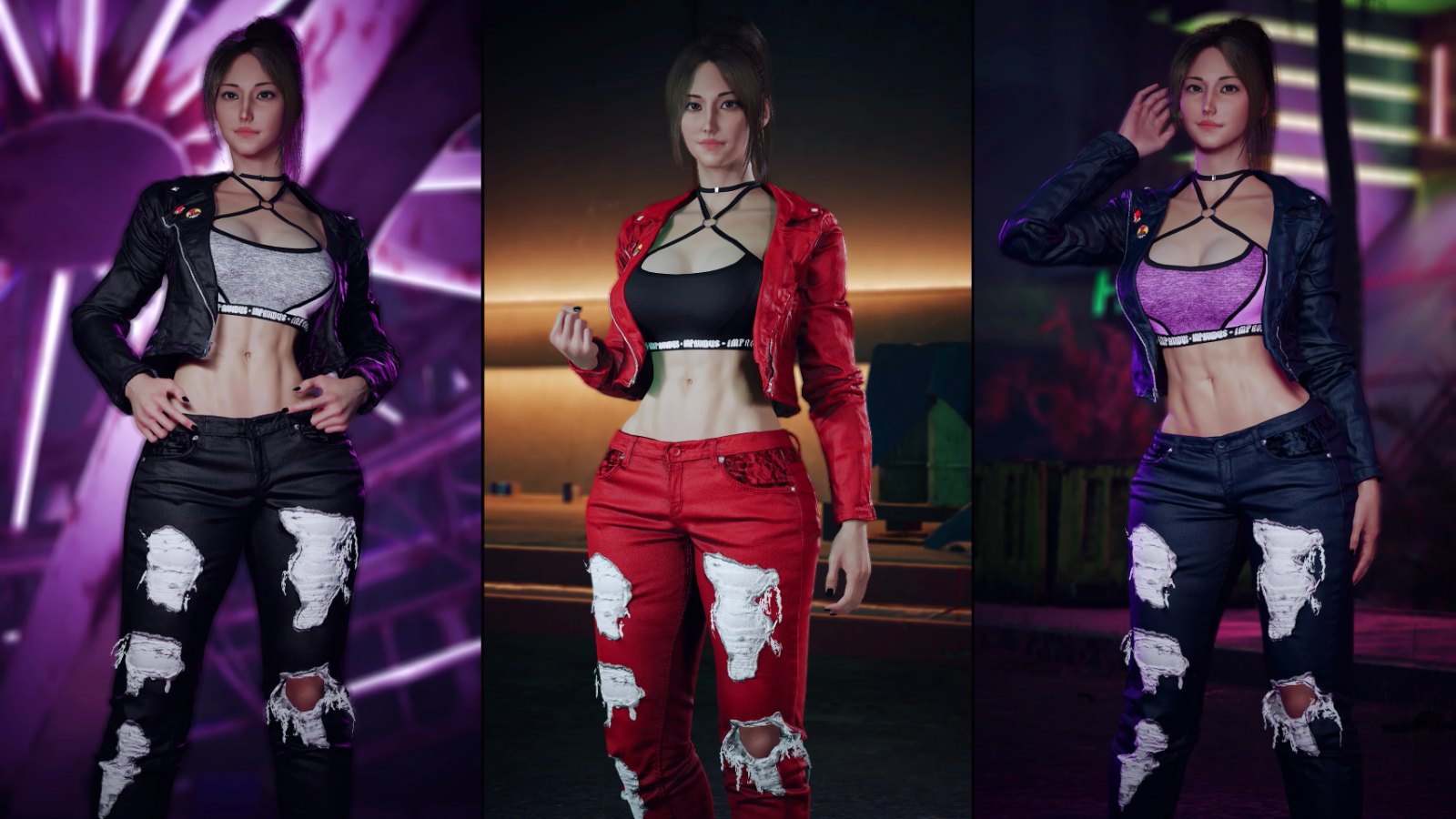 Eve Punk Style Outfit (Archive XL - ACM - FemV) screenshot