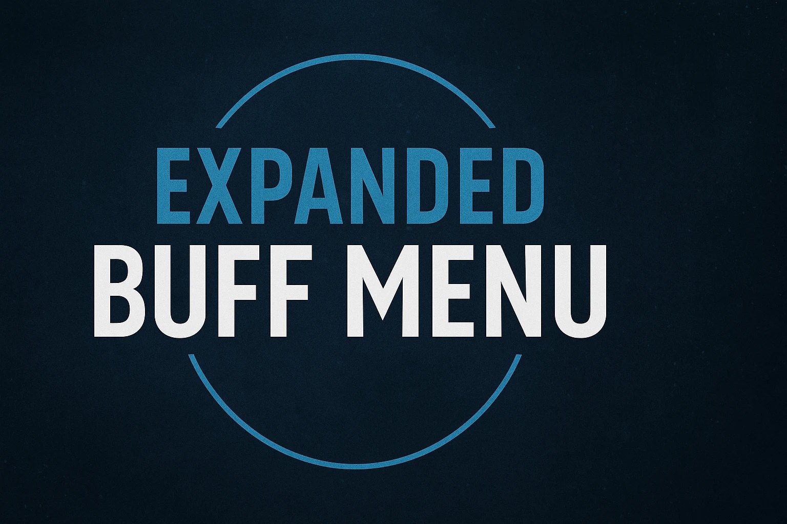 Expanded Buff Menu