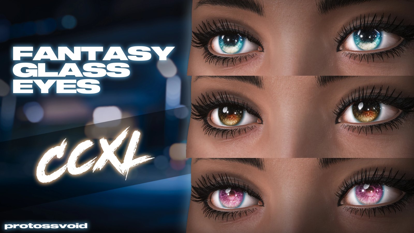 Fantasy Glass Eyes Pack - CCXL Version