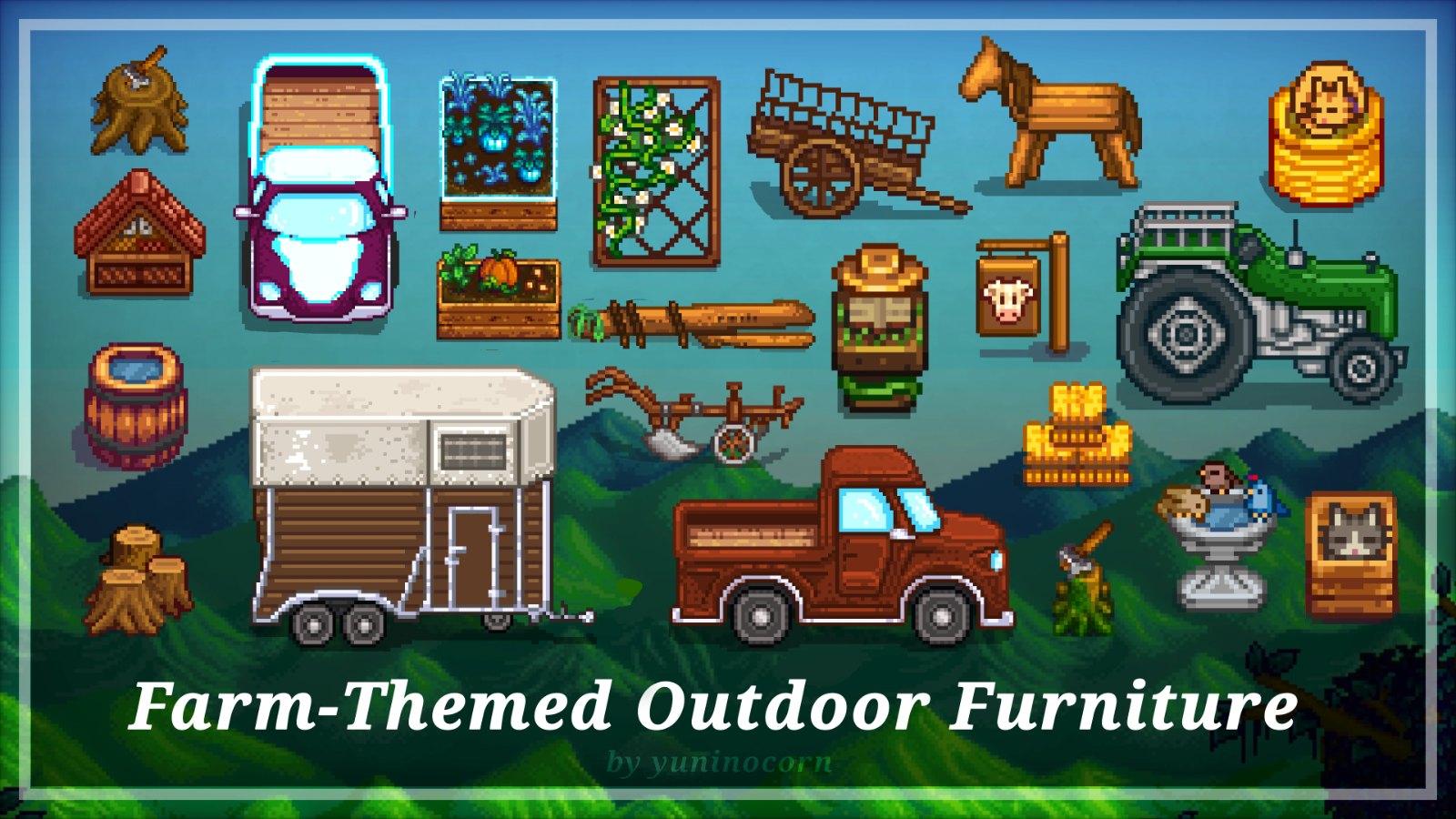 Farm-Themed Outdoor Furniture (CP)