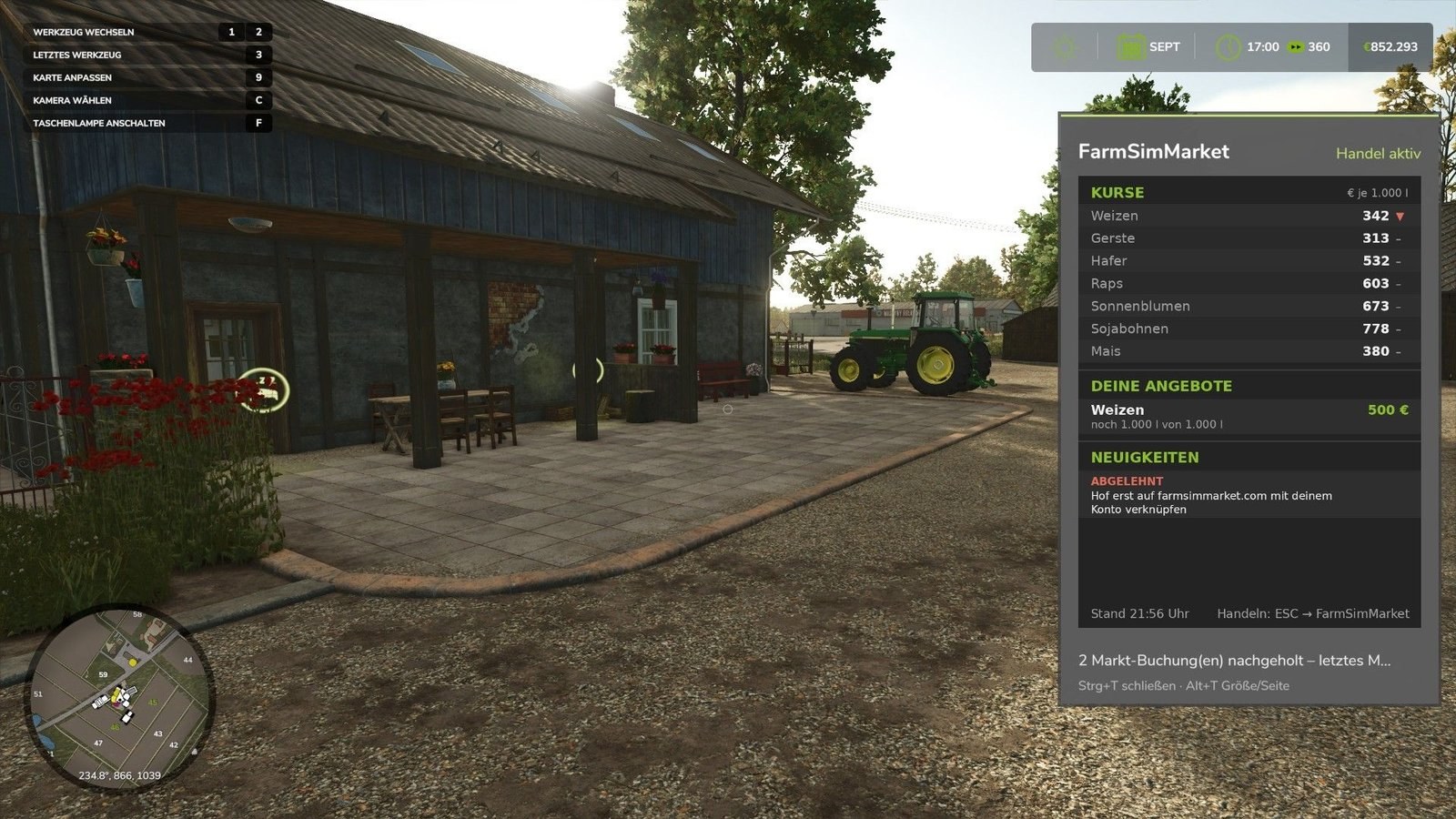 FarmSimMarket – Player Market & Rankings BETA 3 screenshot