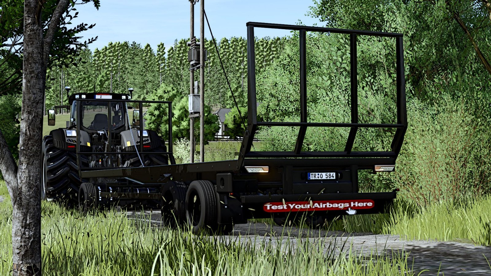 Farmtech Flatbed Trailer screenshot
