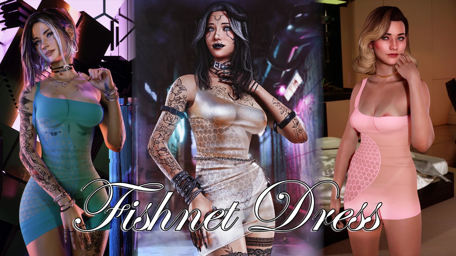 Fishnet Dress