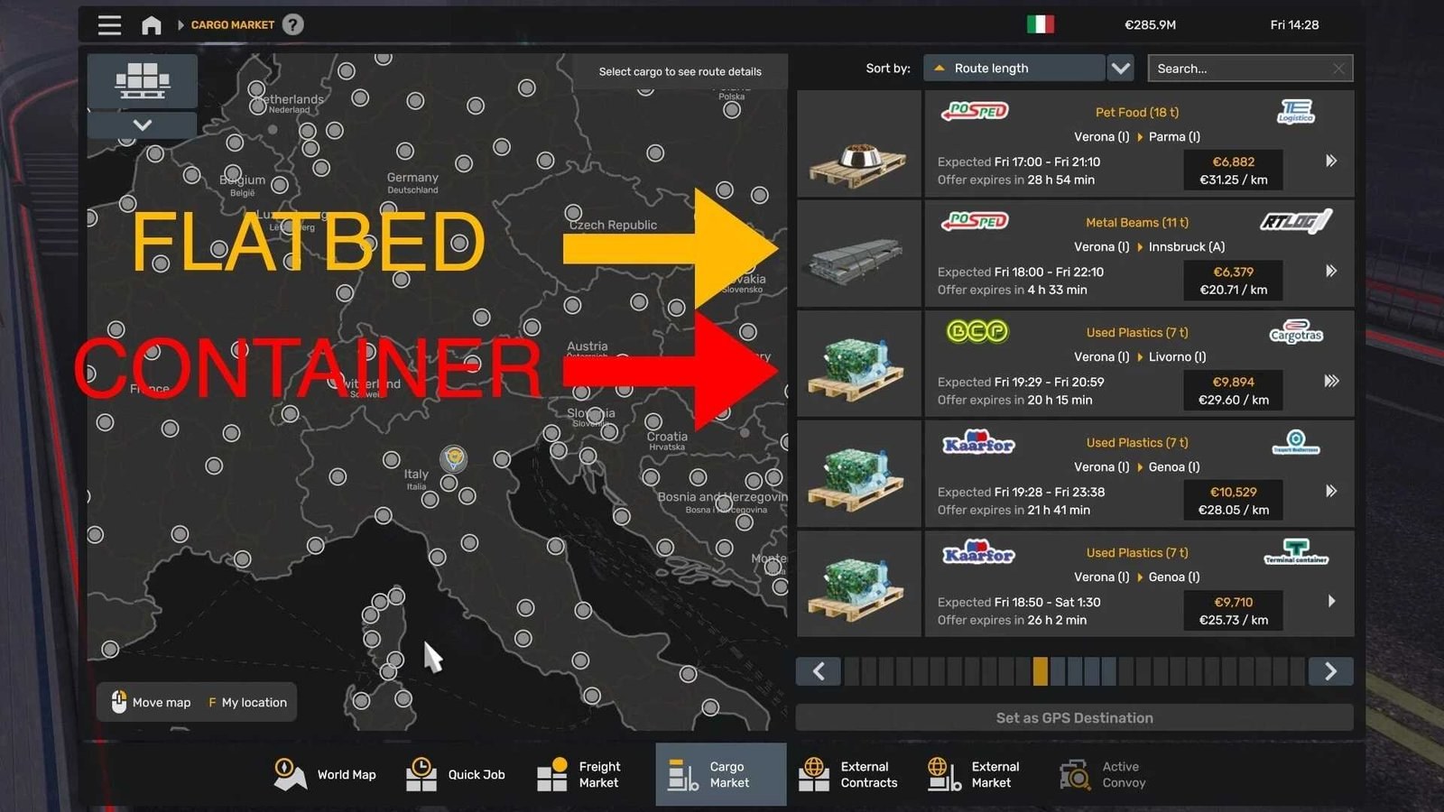 Flatbed with Container Pins Fix screenshot