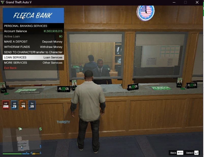 Fleeca Bank System screenshot