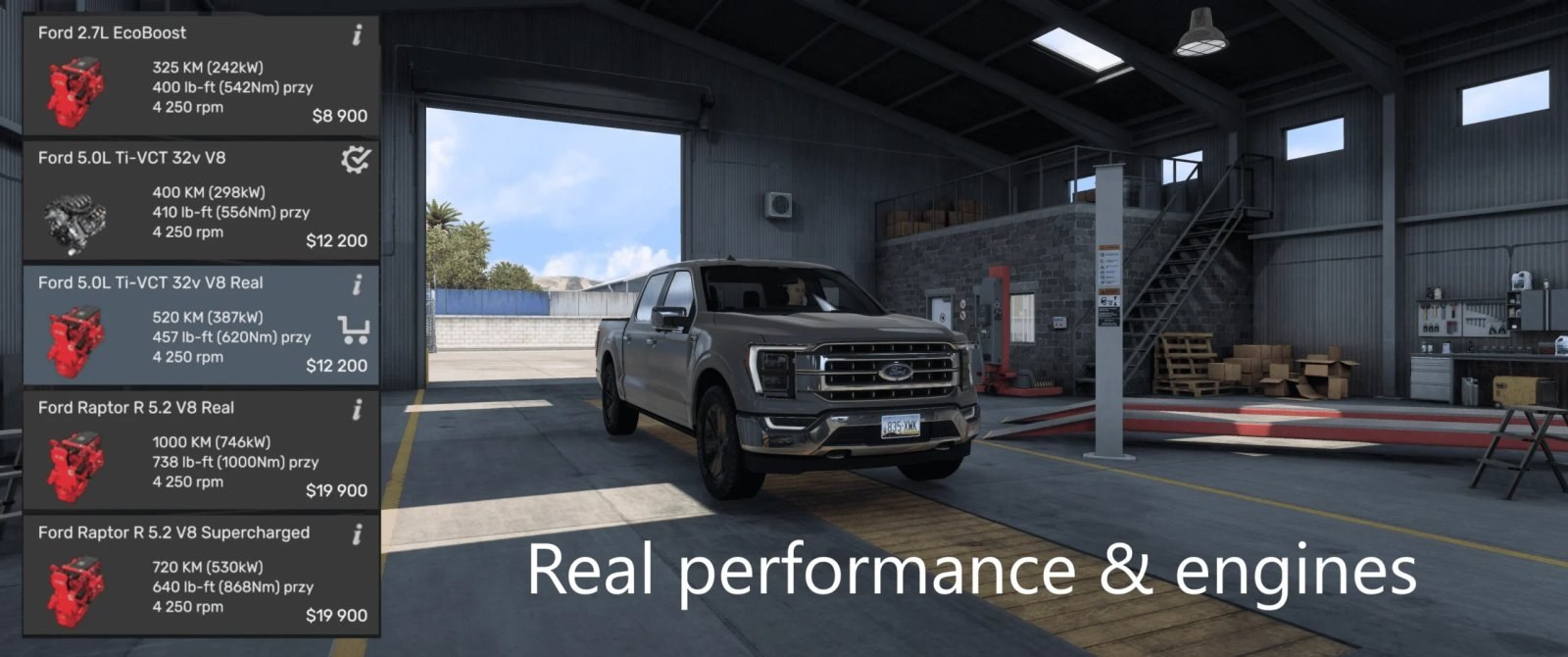 Ford F-150 Raptor Real Performance and Engines screenshot