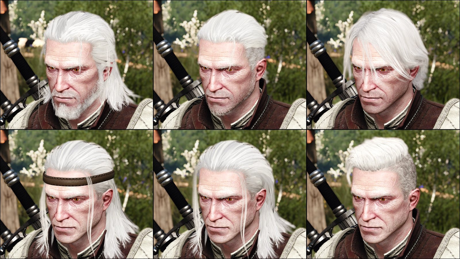 Geralt White Hair - Complete Edition