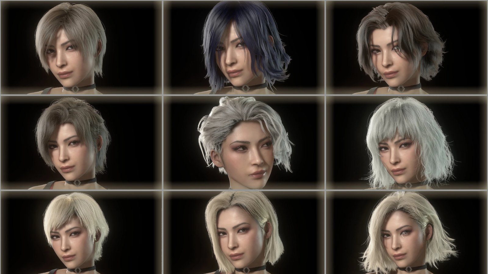 Hair PACK (RE9 and RE4R) for Ada Wong