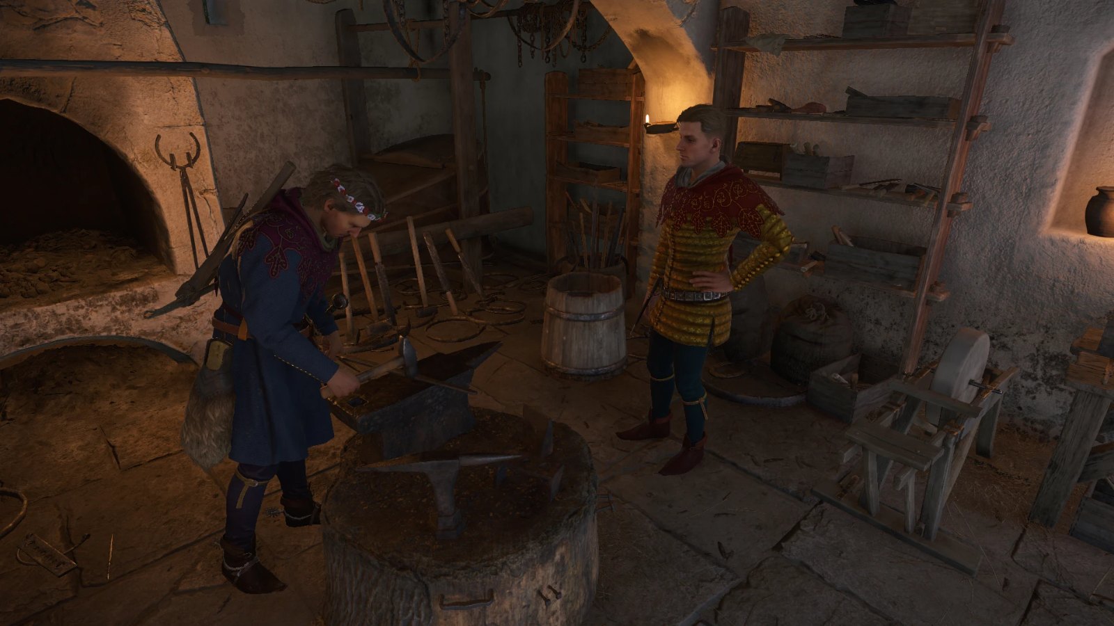 Hans at the Forge