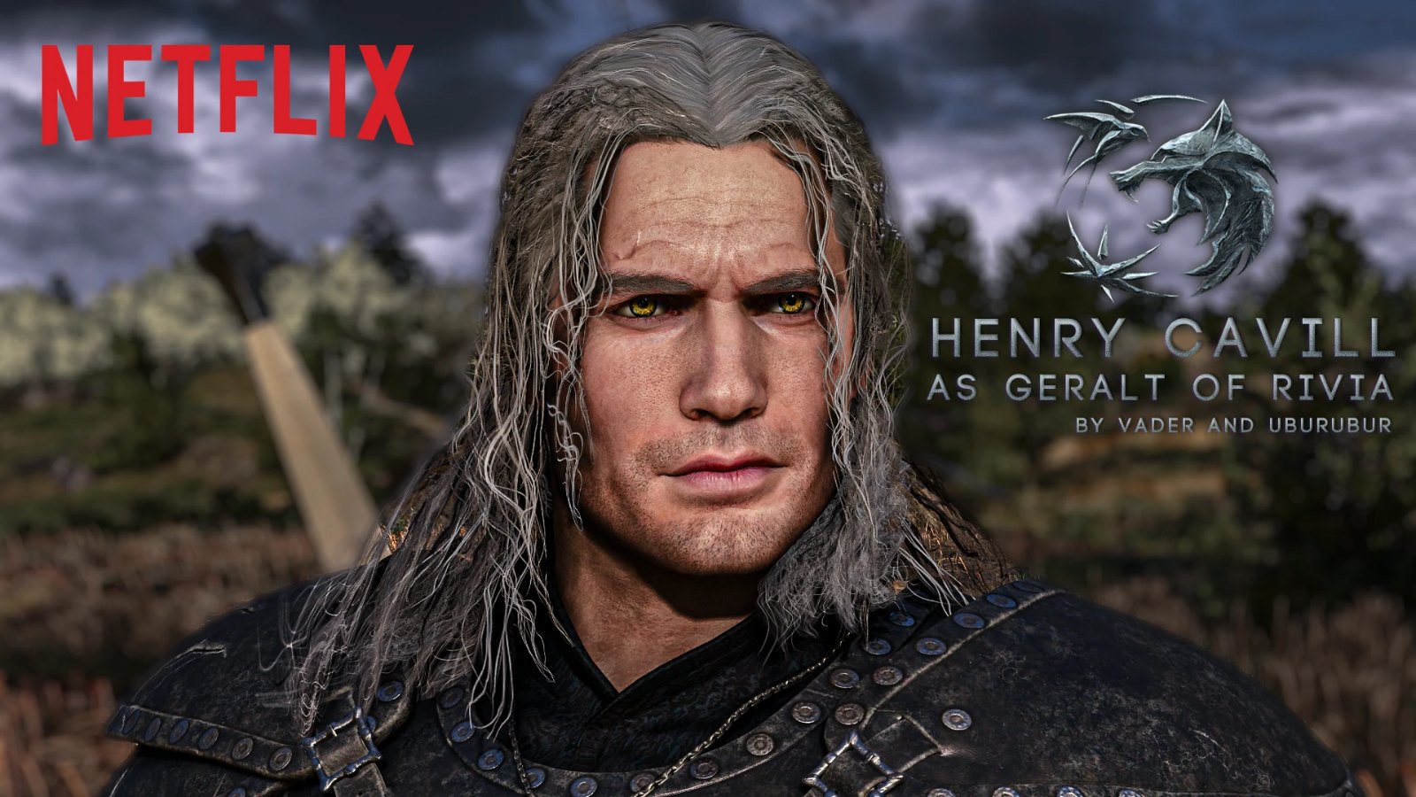 Henry Cavill as Geralt of Rivia - Head Replacer