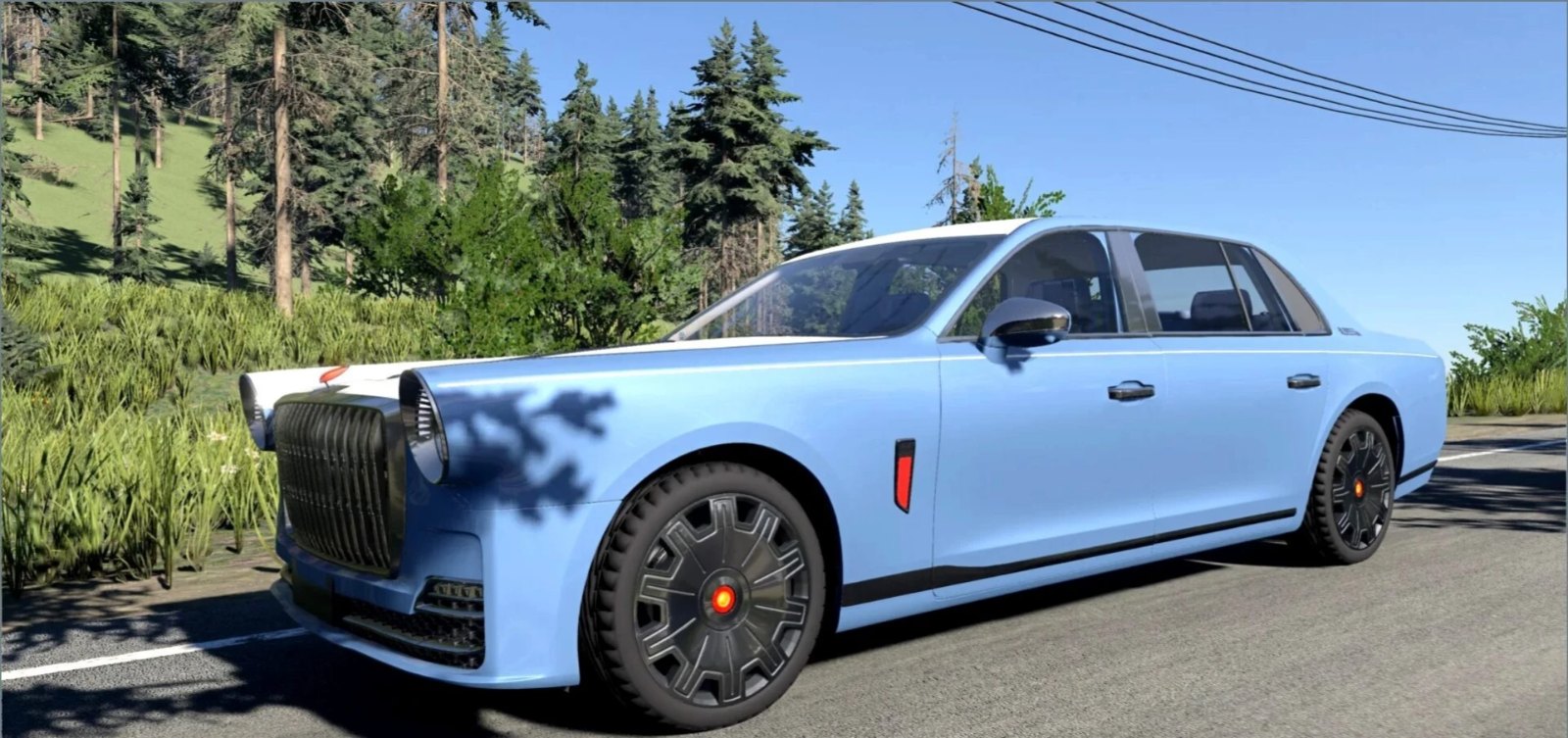 Hongqi L5 2023 screenshot
