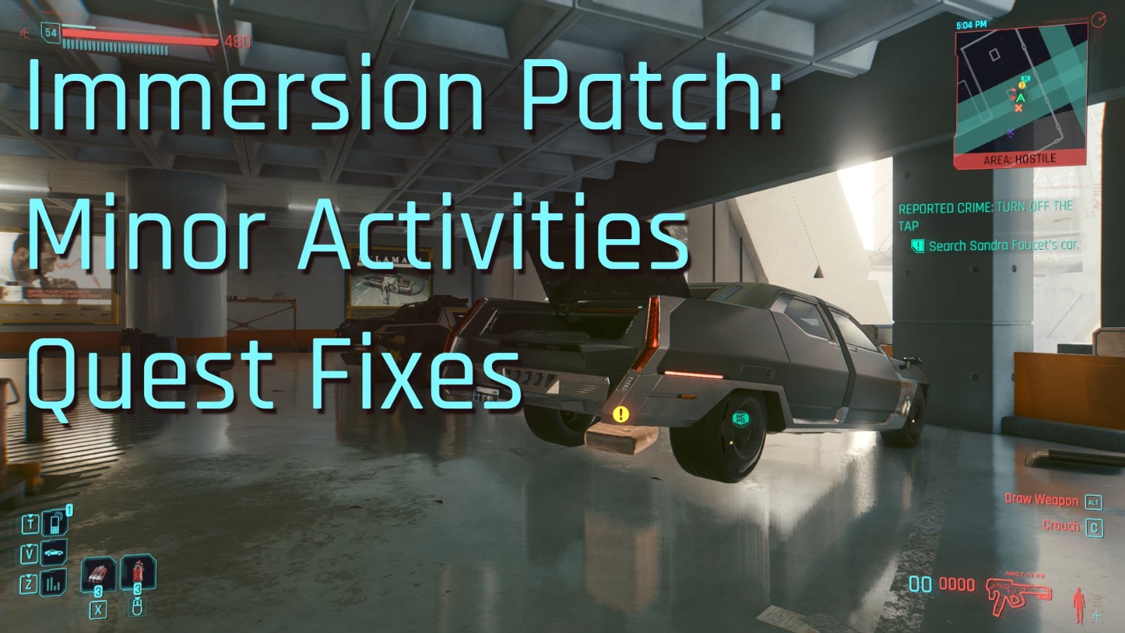Immersion Patch - Minor Activities Quest Fixes