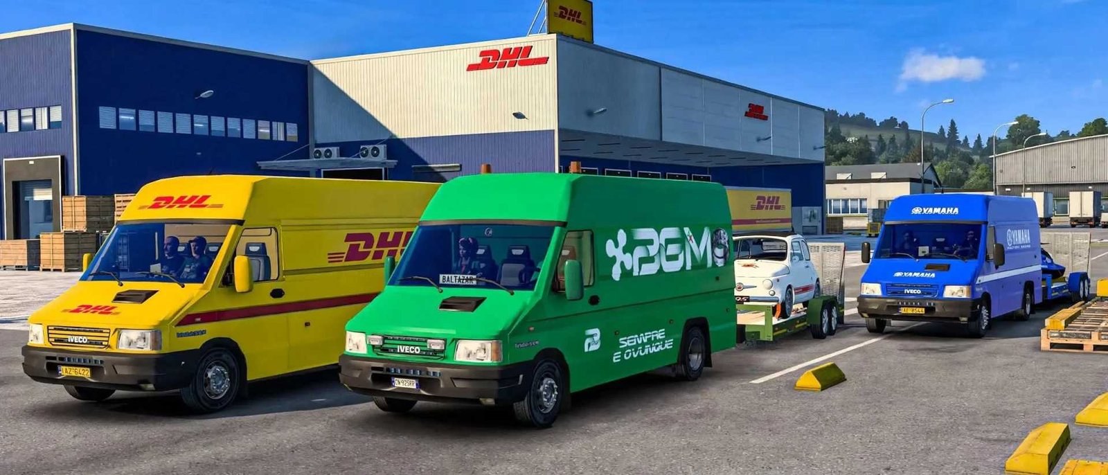 Iveco Daily 35-10 + Fliegl Tandem Trailer screenshot
