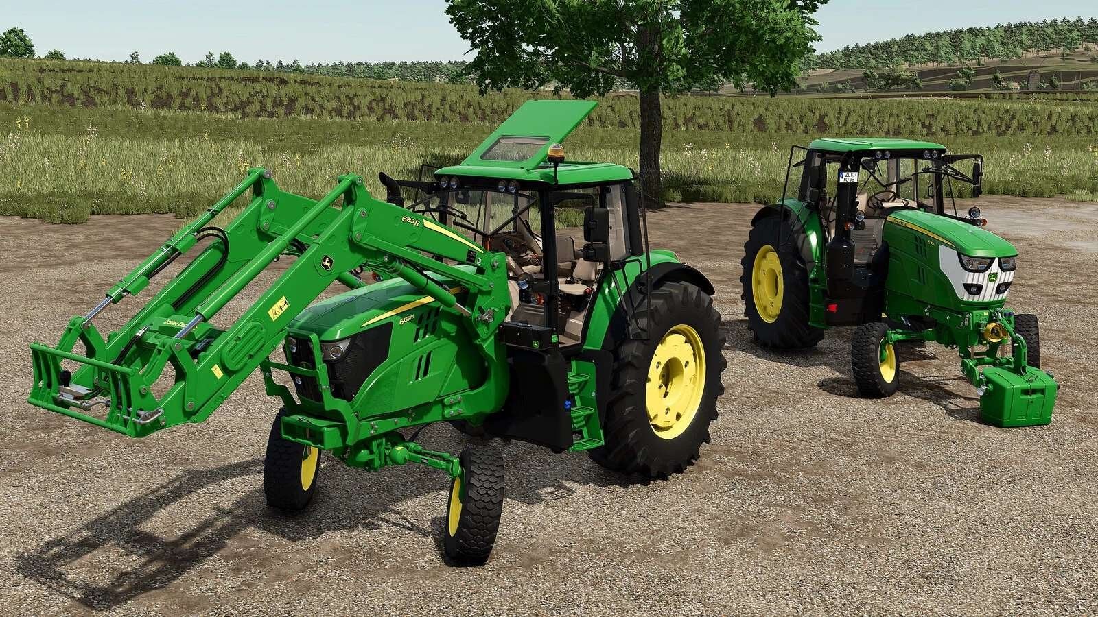 John Deere 6135/6155M 2WD screenshot