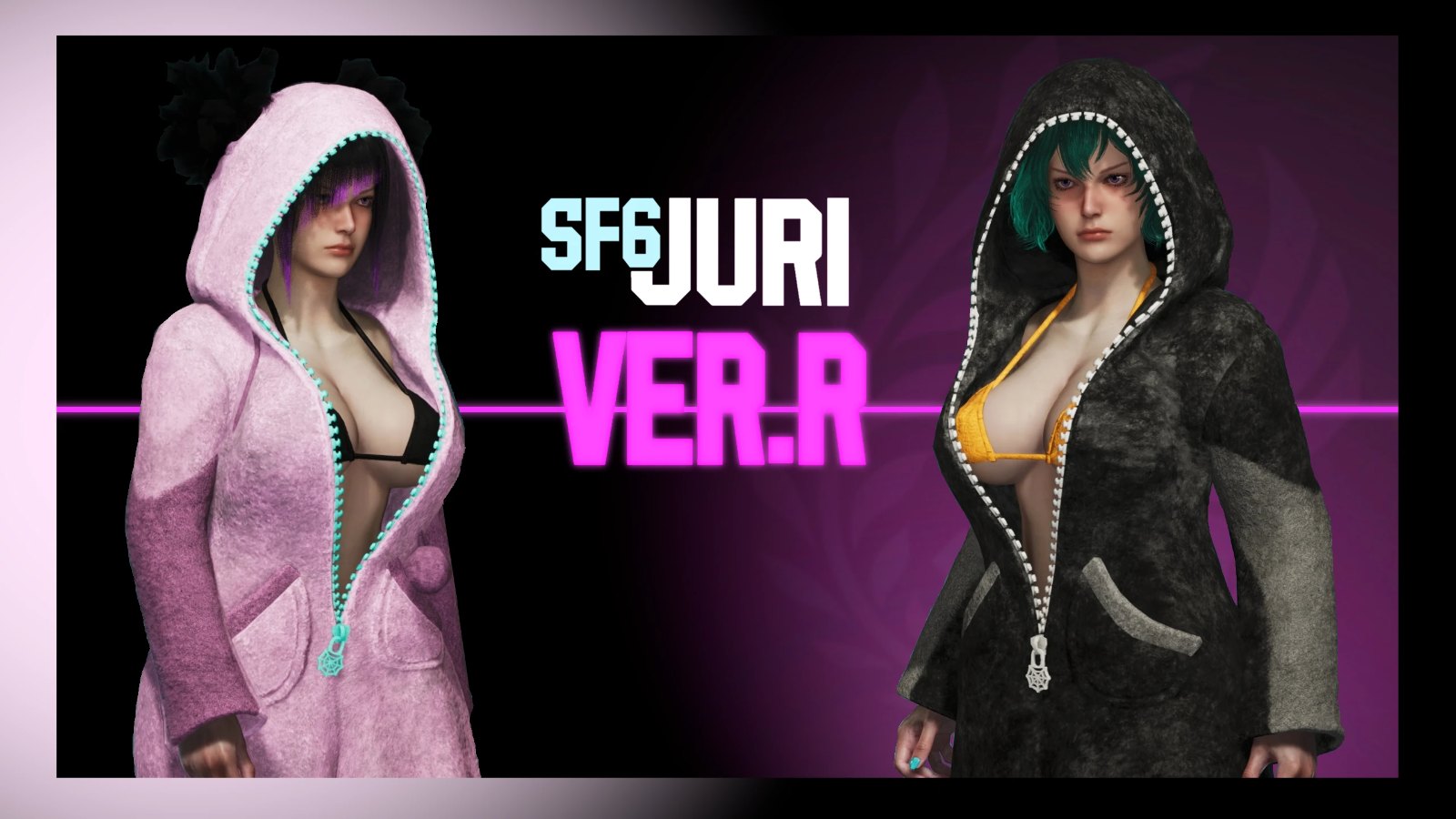 Juri SF6 - Pajama Outfit (Regular and Ver.R) screenshot