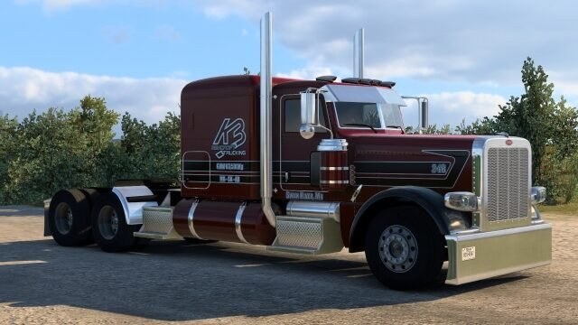 K3 Ashcroft Trucking Skin for SCS 389 screenshot