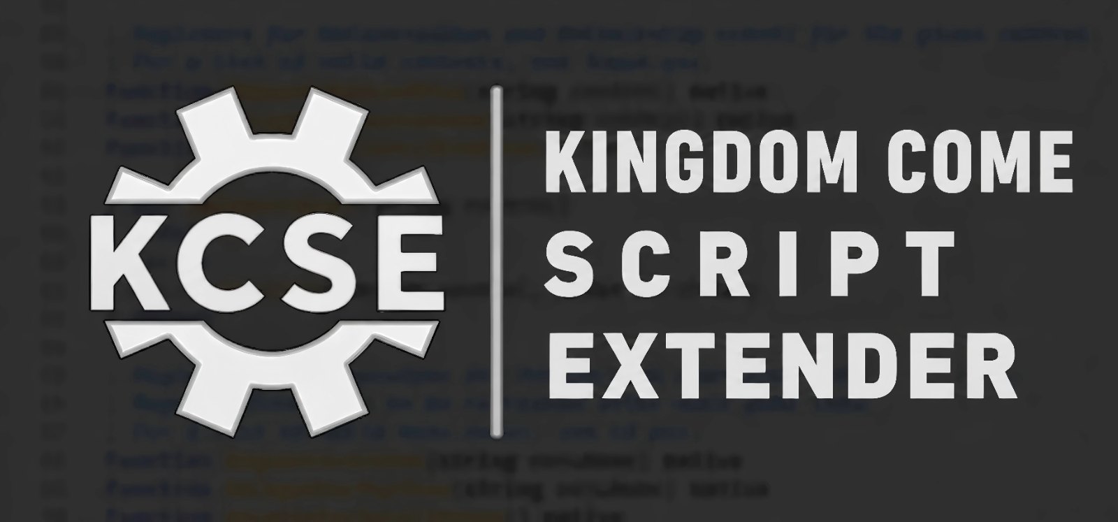 Kingdom Come Script Extender (KCSE) screenshot