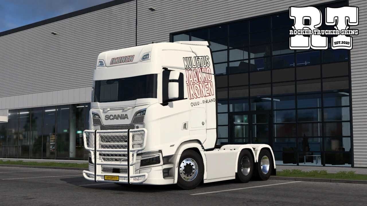 Kuljetus Jaakko Ikonen Livery Pack for Scania R & S screenshot