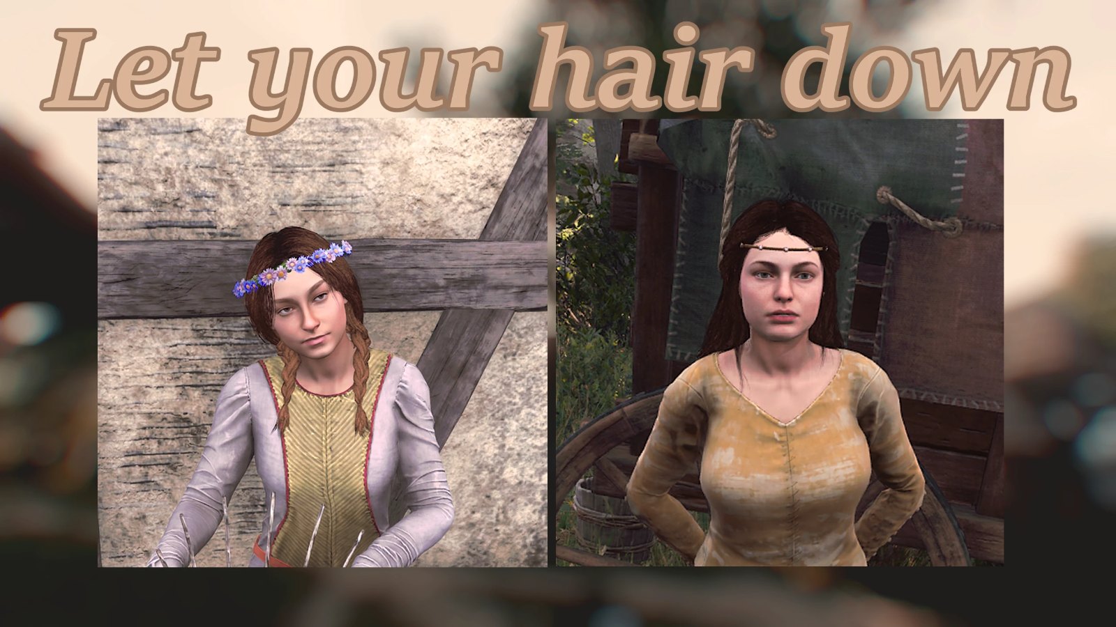 Let your hair down