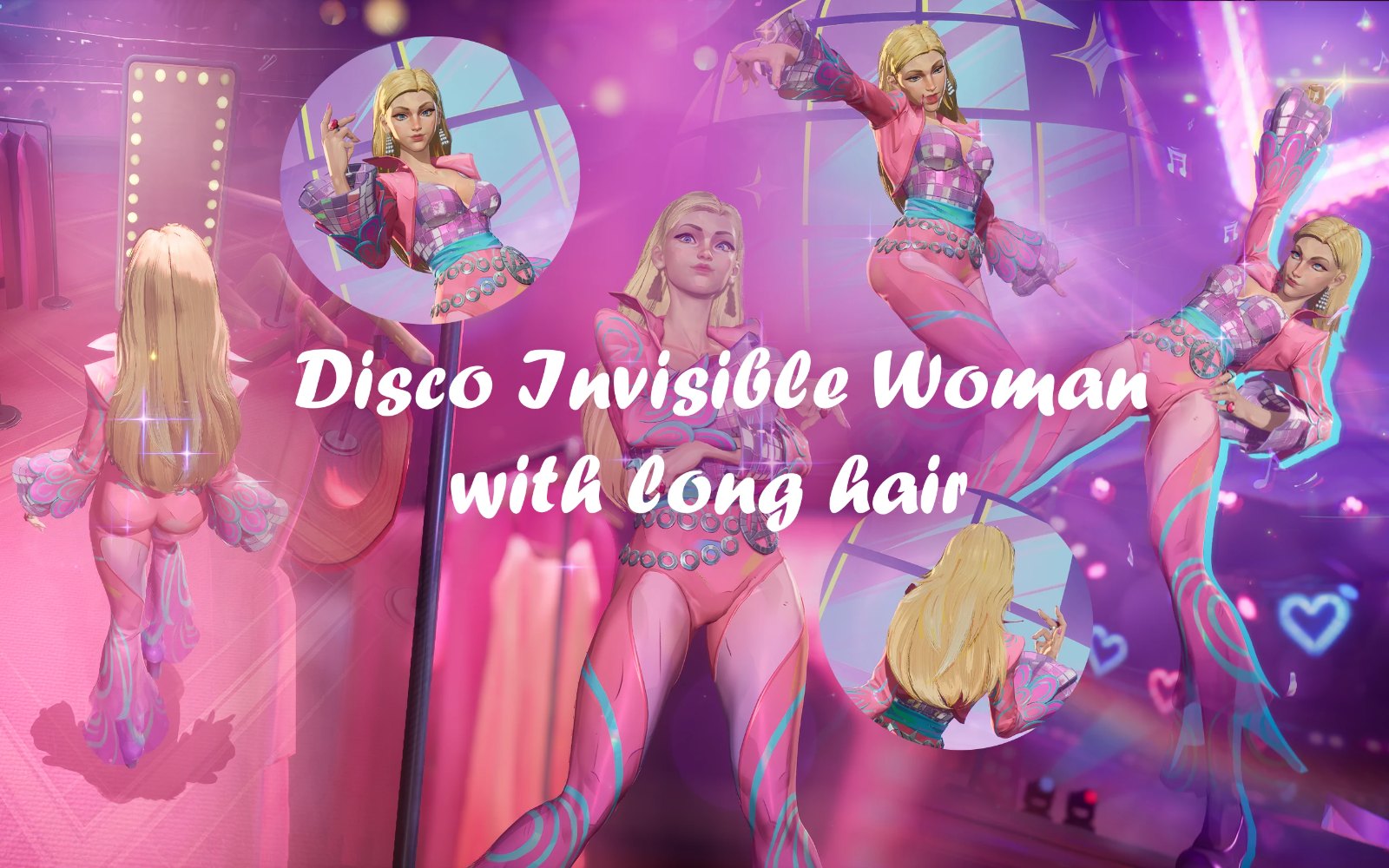Long Hair Invisible Woman - Prism Parade
