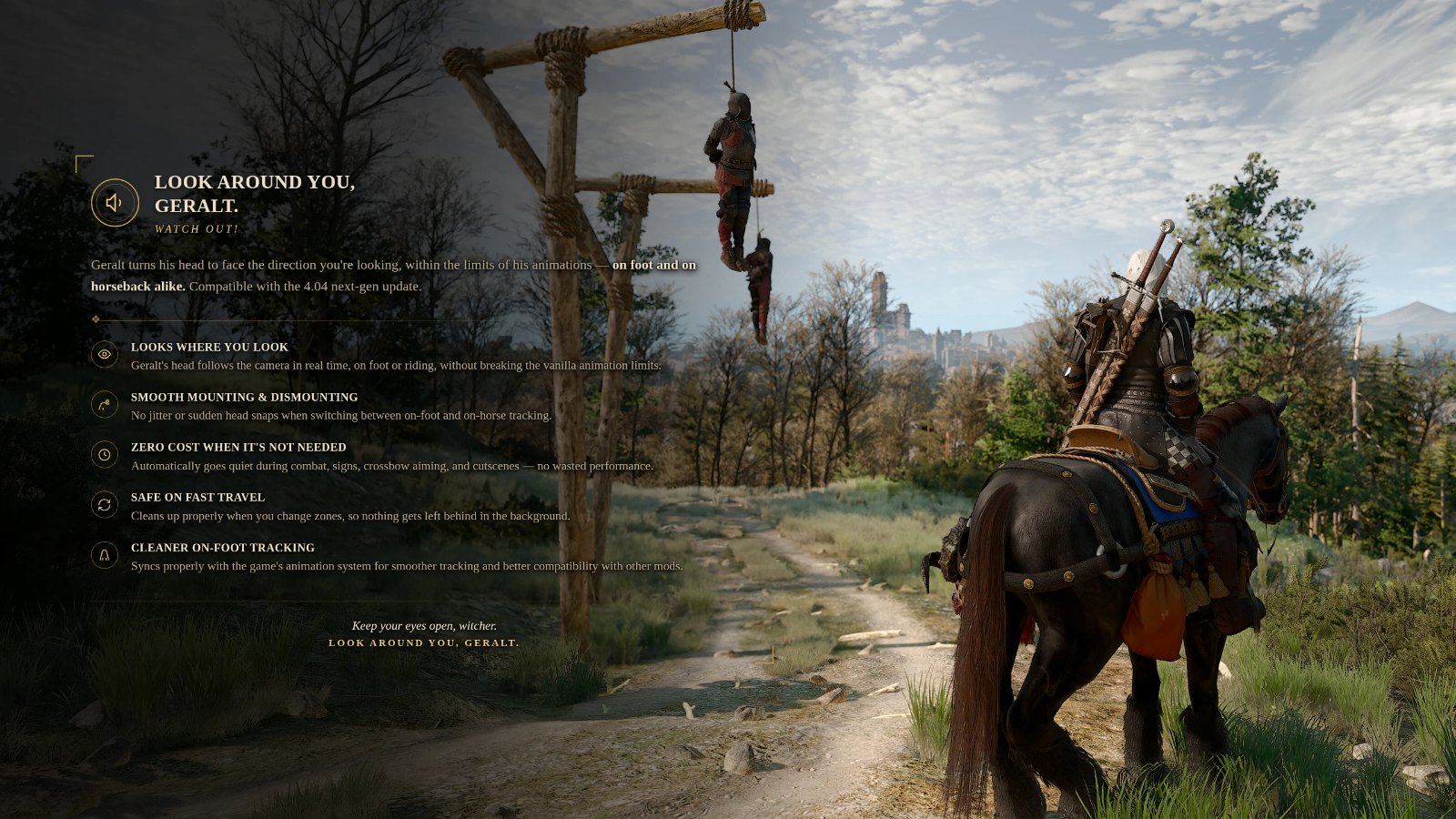 Look Around You Geralt