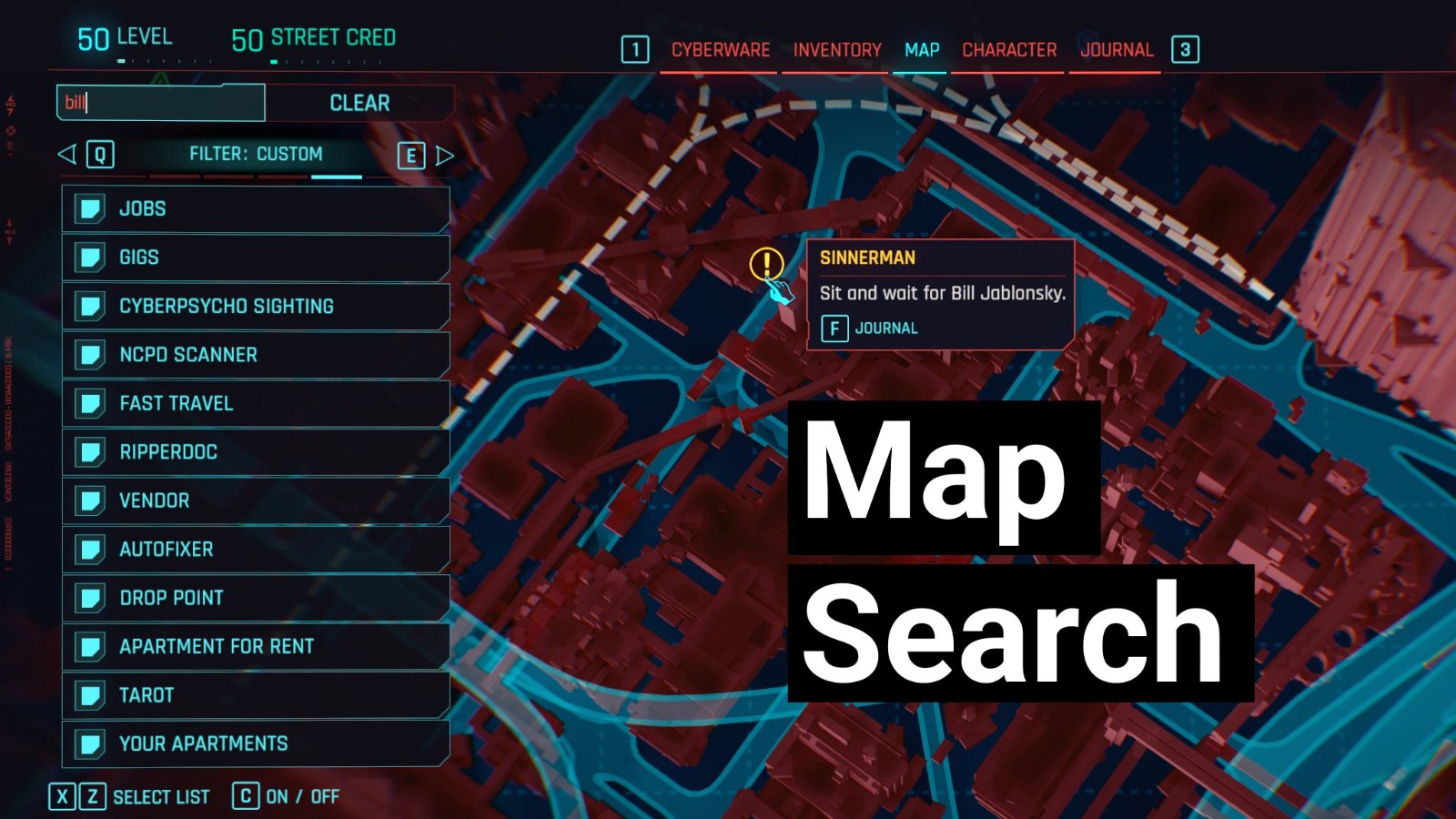 Map Search