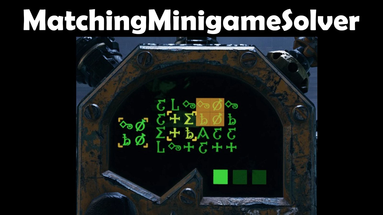 MatchingMinigameSolver