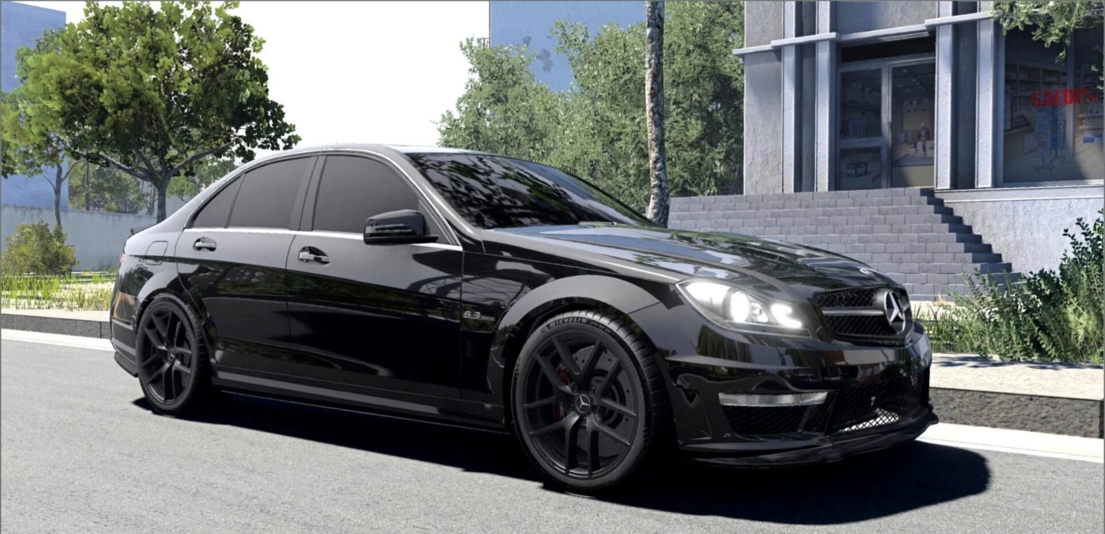 Mercedes Benz C63 W204 Edit