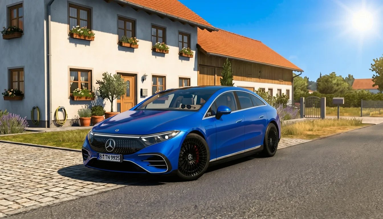 Mercedes-Benz EQS 580 2022 screenshot