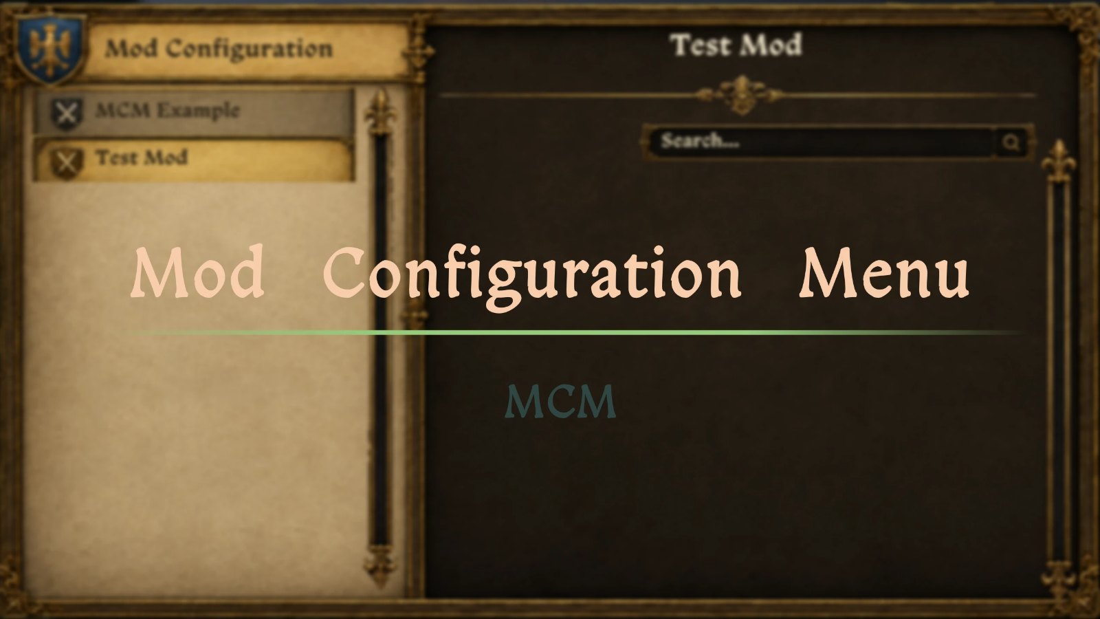 Mod Configuration Menu