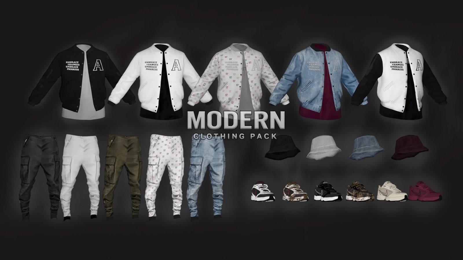 Modern Clothing Pack (MP Male)