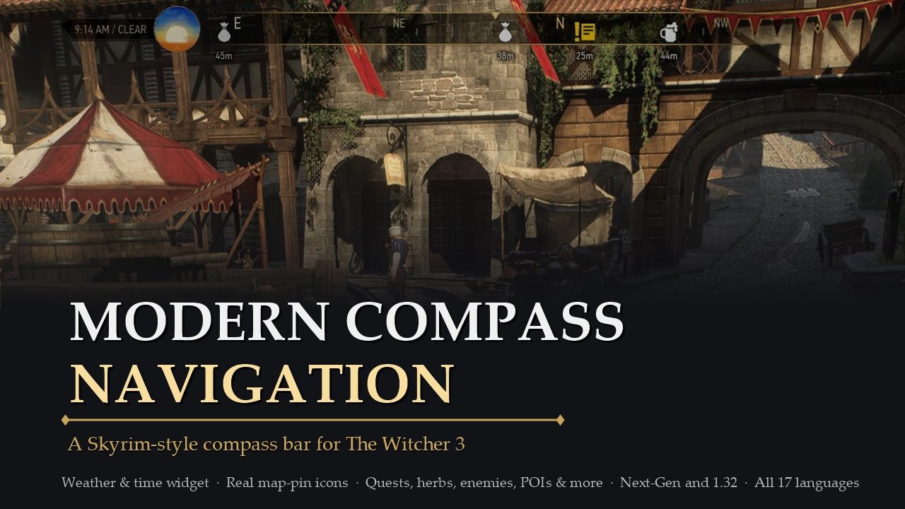 Modern Compass Navigation screenshot