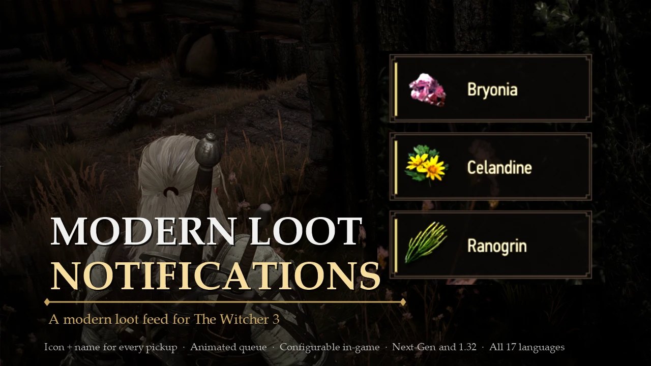 Modern Loot Notifications