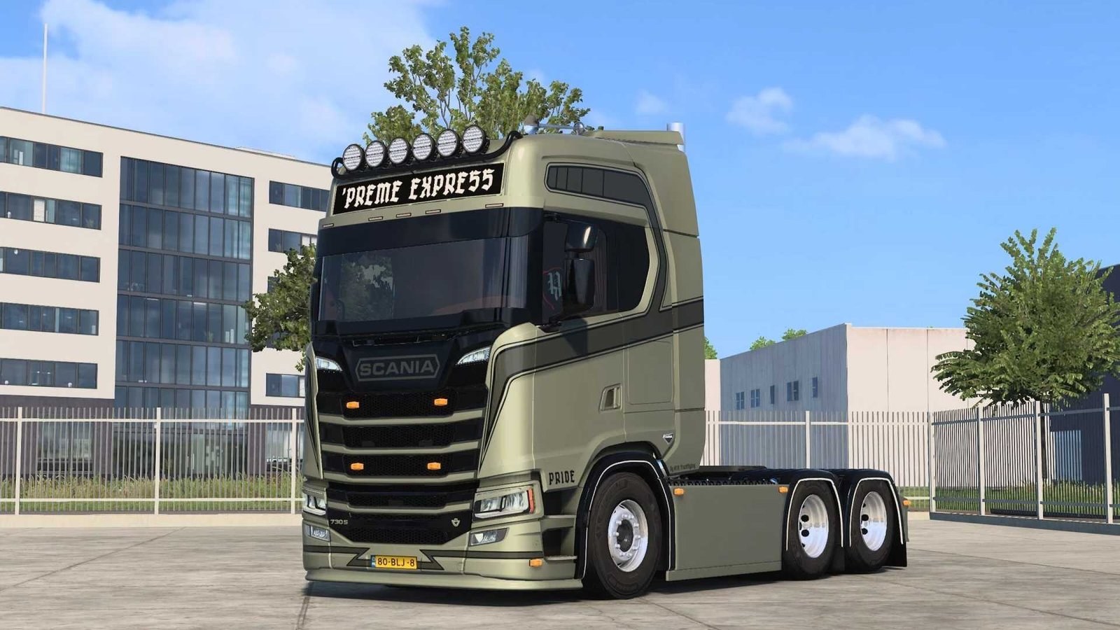 Multicolor Metallic Skin for Scania S and R