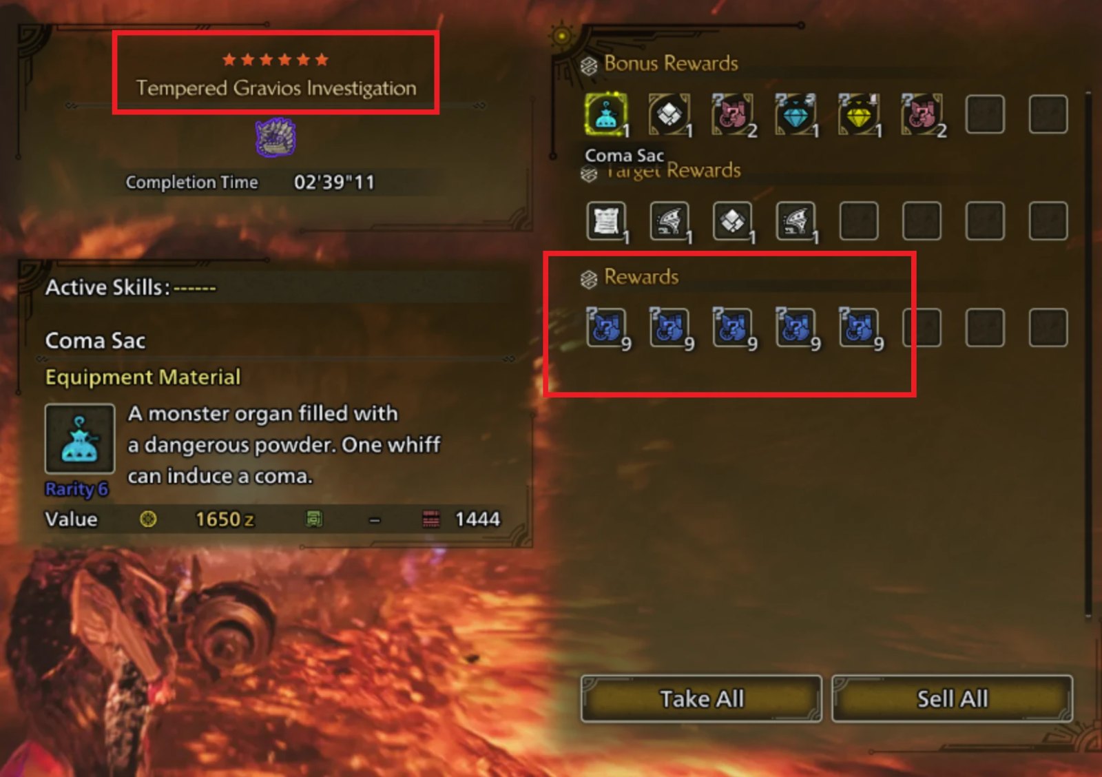 Mutated Armament Rewards